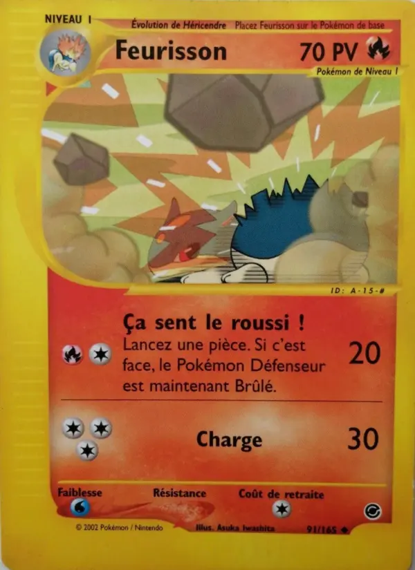 Feurisson – carte Pokémon TCG Peu Commune n°91