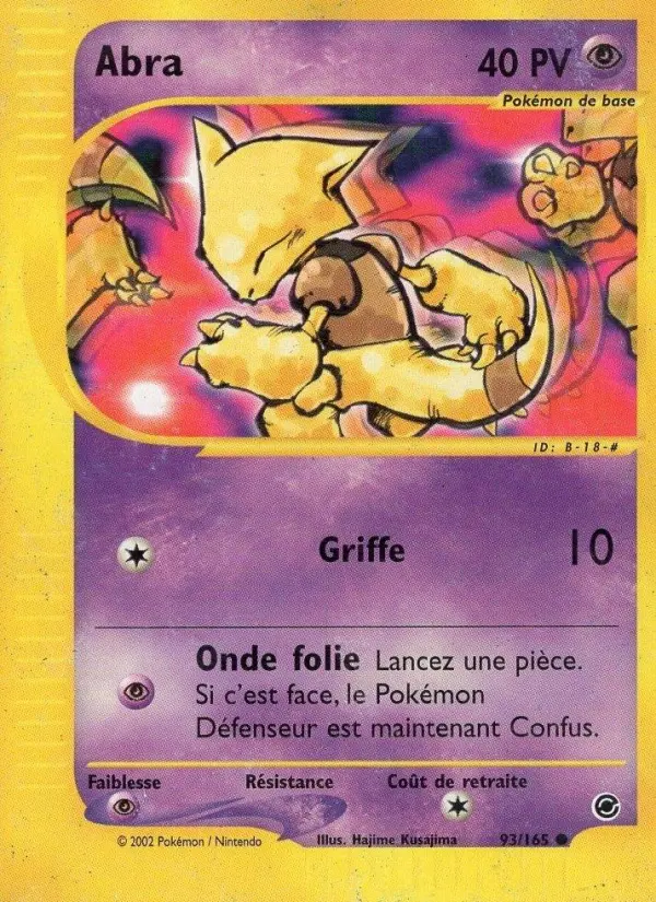 Abra – carte Pokémon TCG Commune n°93