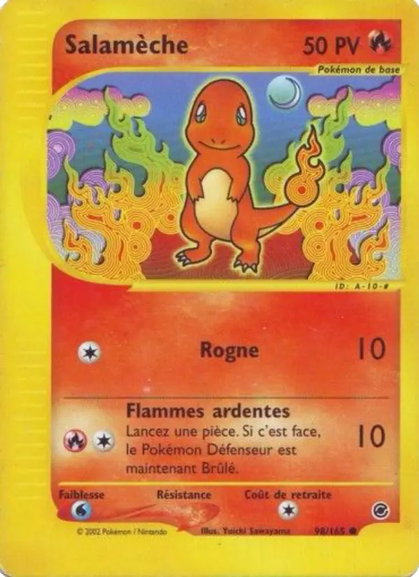 Salamèche – carte Pokémon TCG Commune n°98