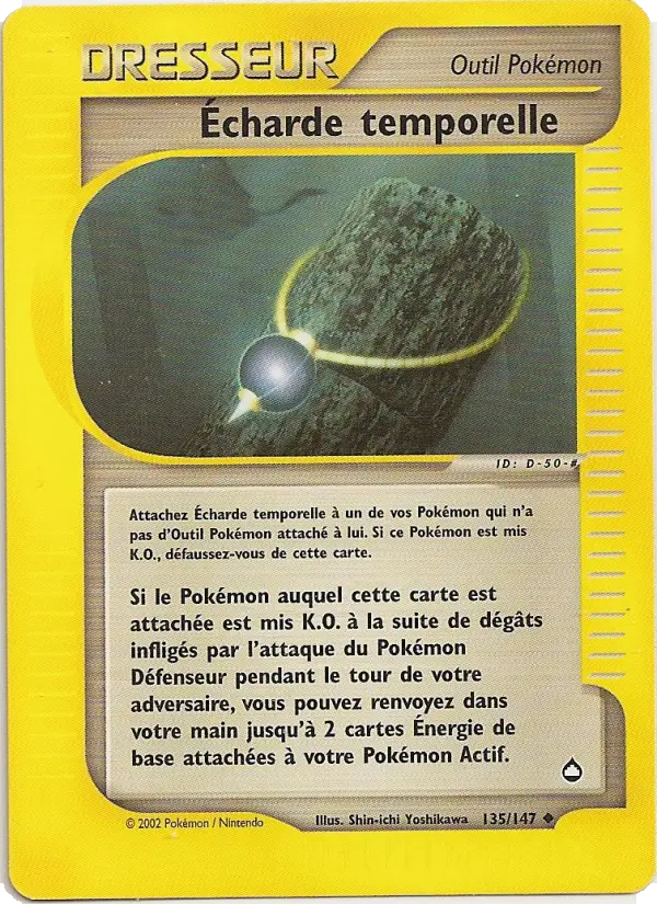 Écharde temporelle – carte Pokémon TCG Peu Commune n°135