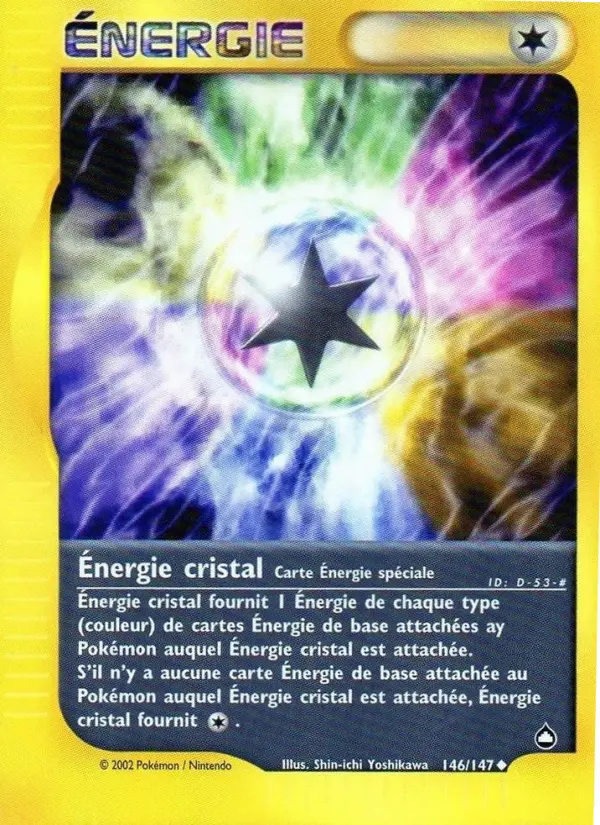 Énergie cristal – carte Pokémon TCG Peu Commune n°146