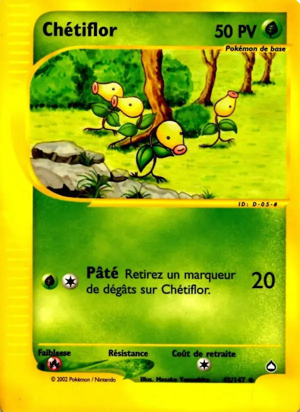 Chétiflor – carte Pokémon TCG Peu Commune n°45