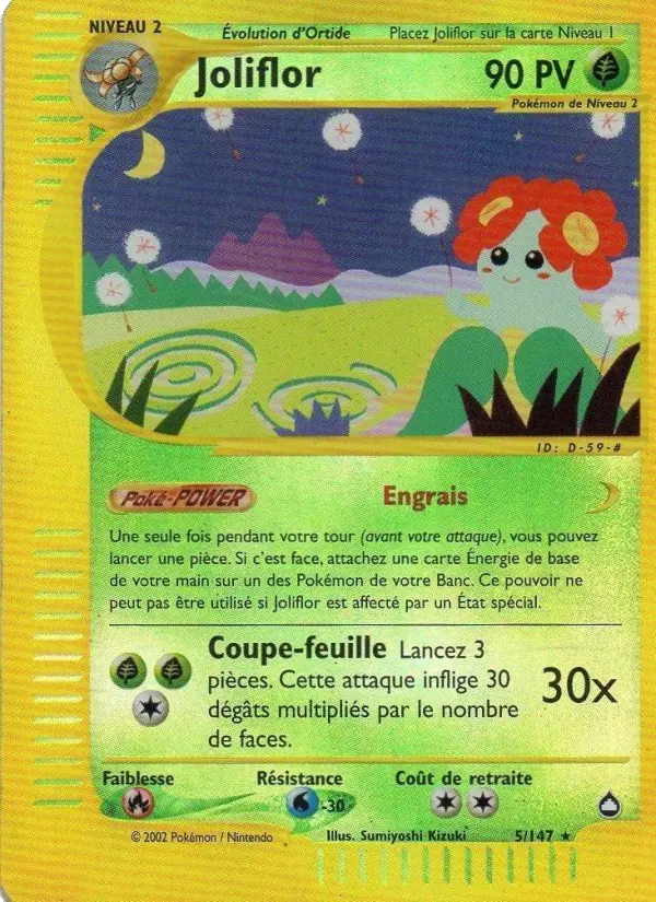Joliflor – carte Pokémon TCG Rare n°5