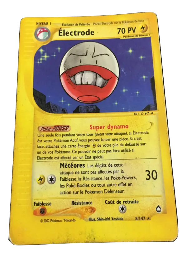 Électrode – carte Pokémon TCG Rare n°8