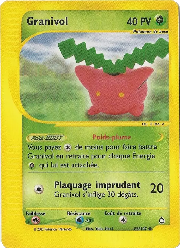 Granivol – carte Pokémon TCG Commune n°83
