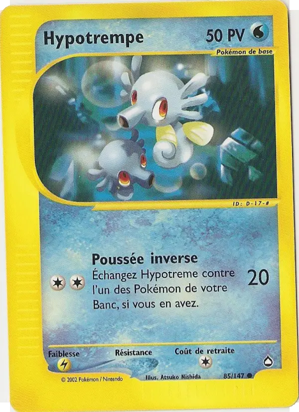 Hypotrempe – carte Pokémon TCG Commune n°85