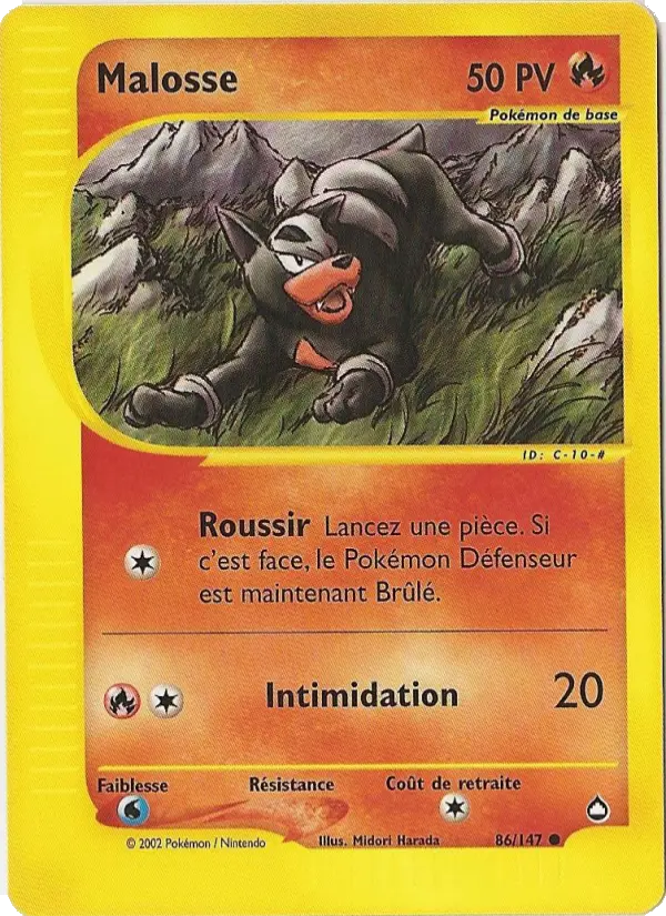 Malosse – carte Pokémon TCG Commune n°86