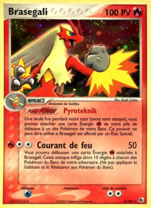 Brasegali – carte Pokémon TCG Rare n°3