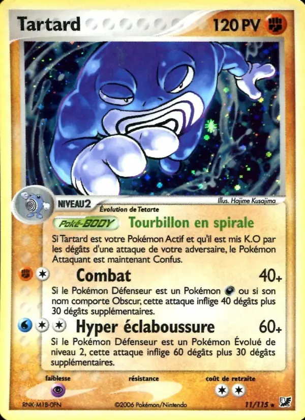Tartard – carte Pokémon TCG Rare n°11