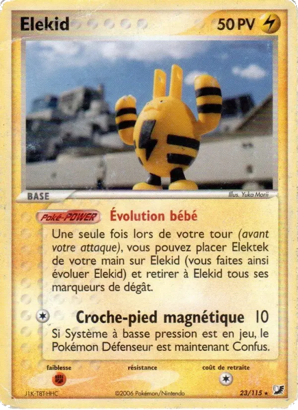 Elekid – carte Pokémon TCG Rare n°23
