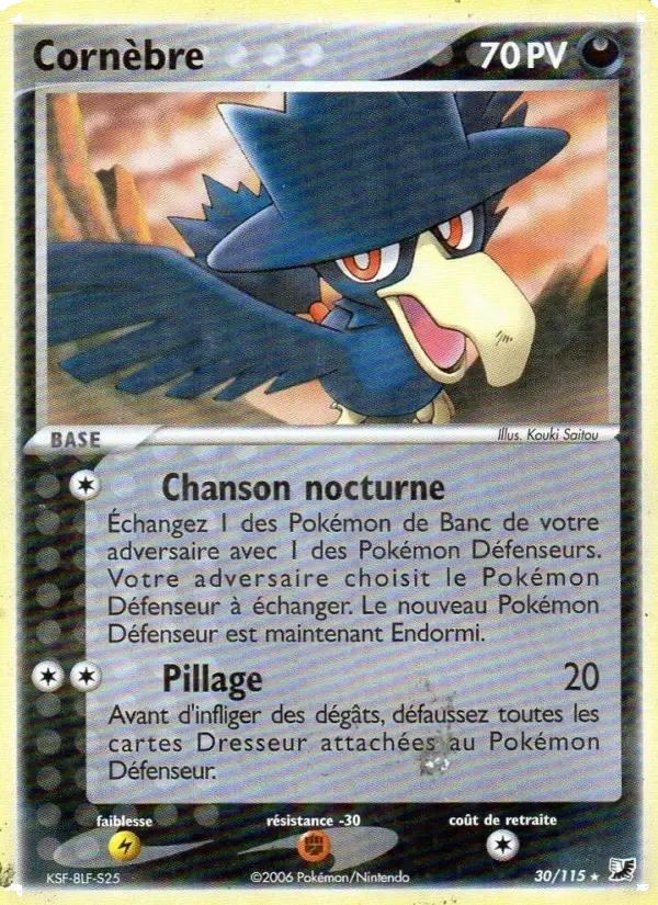 Cornèbre – carte Pokémon TCG Rare n°30