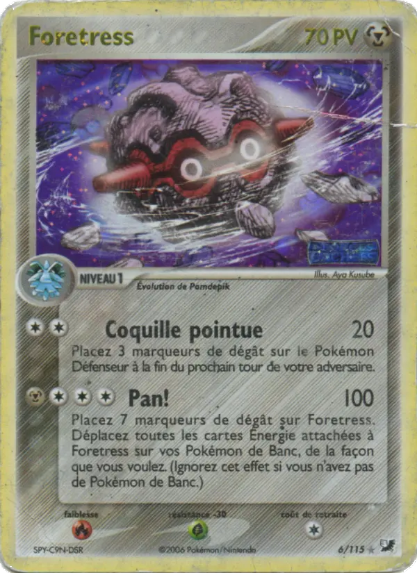 Foretress – carte Pokémon TCG Rare n°6