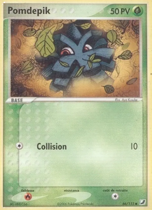 Pomdepik – carte Pokémon TCG Commune n°66