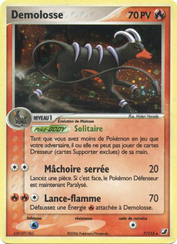 Demolosse – carte Pokémon TCG Rare n°7