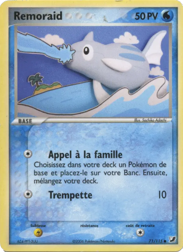 Remoraid – carte Pokémon TCG Commune n°71
