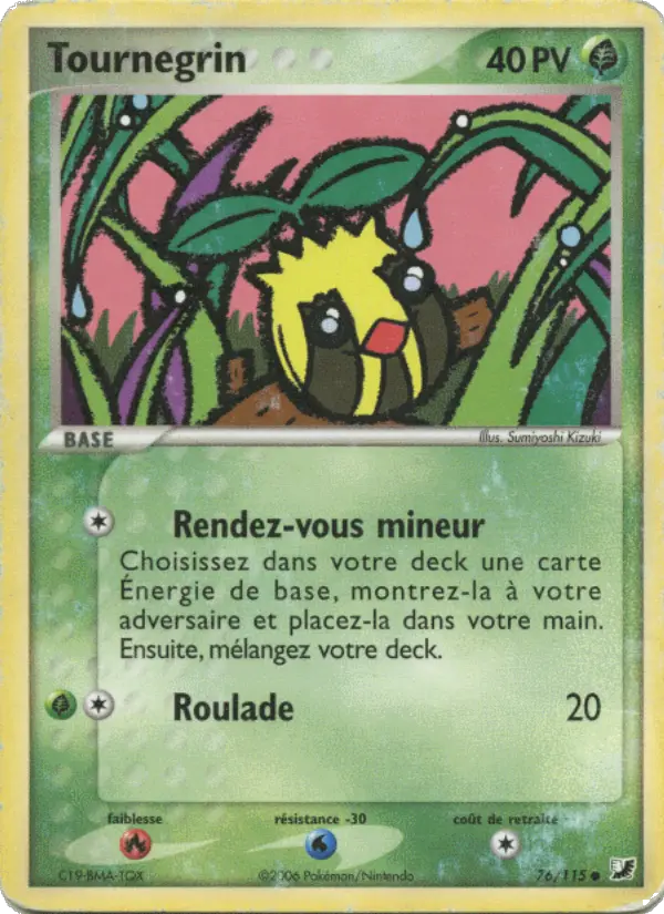 Tournegrin – carte Pokémon TCG Commune n°76