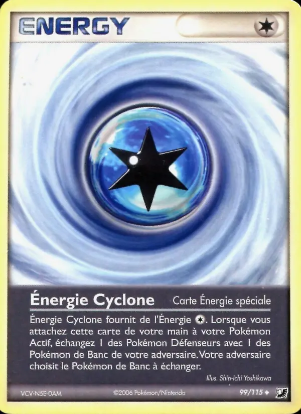 Énergie Cyclone – carte Pokémon TCG Peu Commune n°99