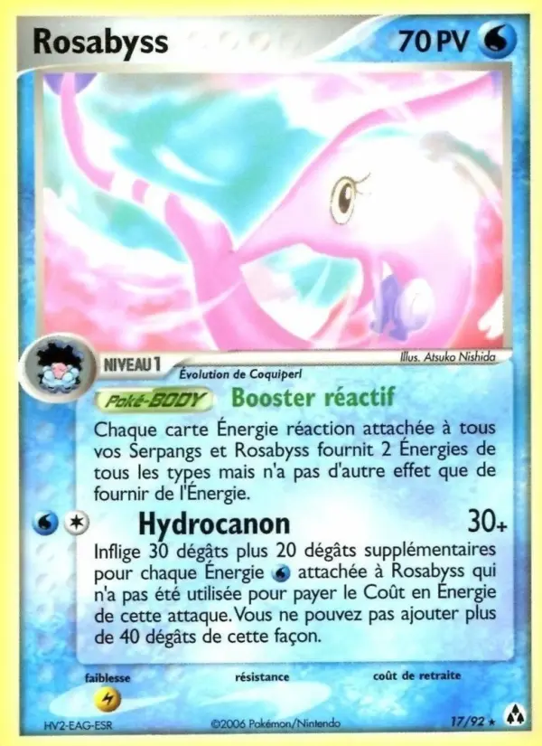 Rosabyss – carte Pokémon TCG Rare n°17