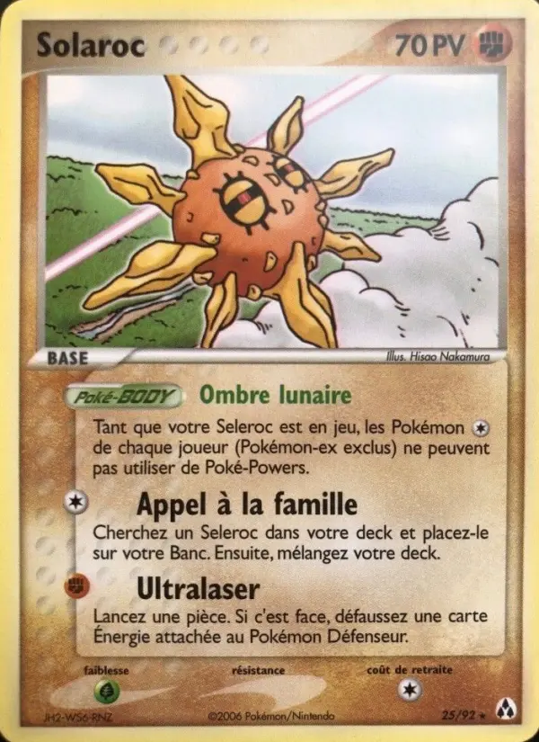Solaroc – carte Pokémon TCG Rare n°25