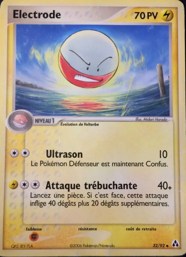 Electrode – carte Pokémon TCG Peu Commune n°32