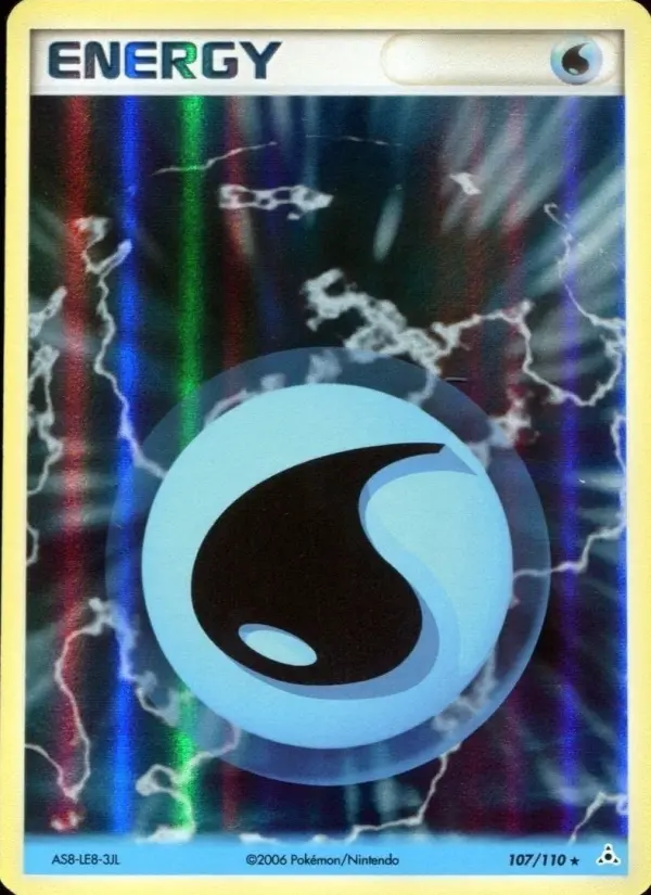 Énergie Eau – carte Pokémon TCG Rare n°107