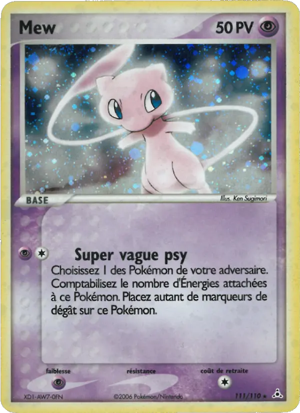 Mew – carte Pokémon TCG Rare n°111