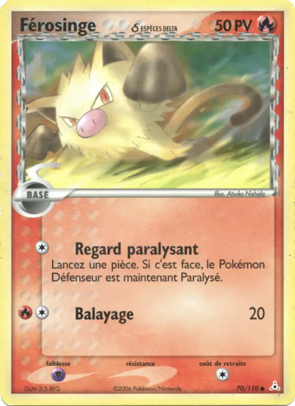 Férosinge δ – carte Pokémon TCG Commune n°70