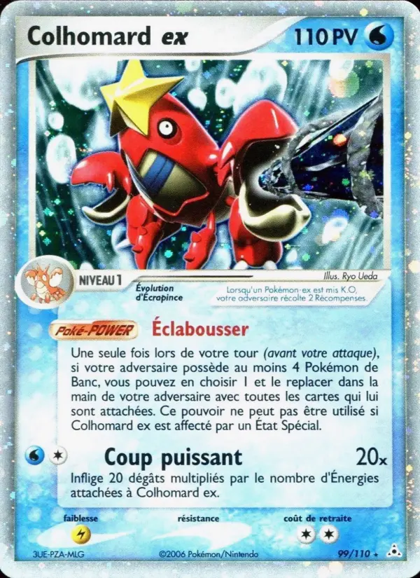 Colhomard ex – carte Pokémon TCG Rare n°99