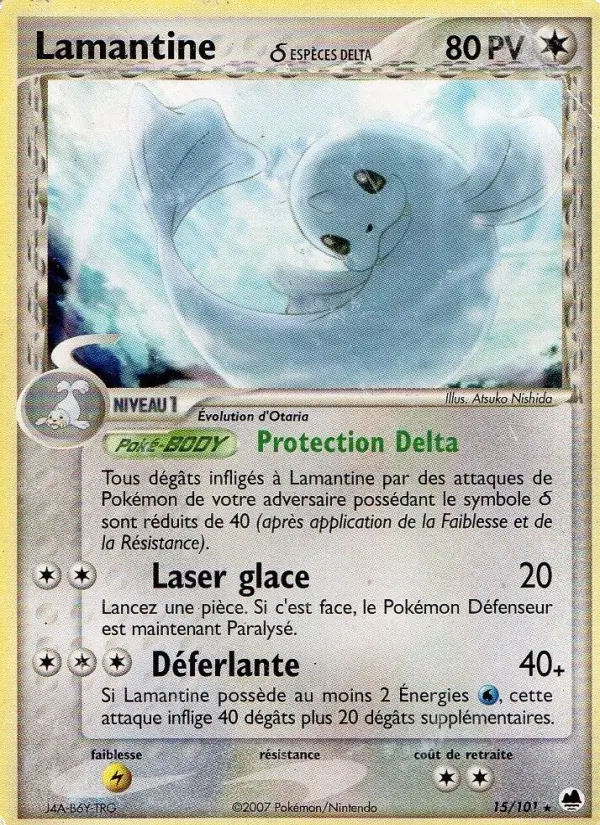 Lamantine δ – carte Pokémon TCG Rare n°15