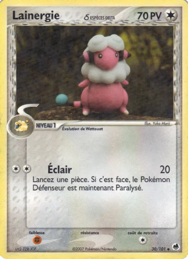 Lainergie δ – carte Pokémon TCG Peu Commune n°30