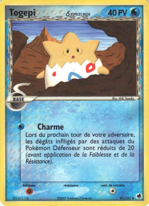 Togepi δ – carte Pokémon TCG Peu Commune n°41
