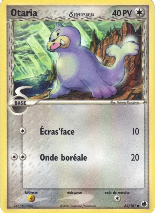 Otaria δ – carte Pokémon TCG Commune n°62