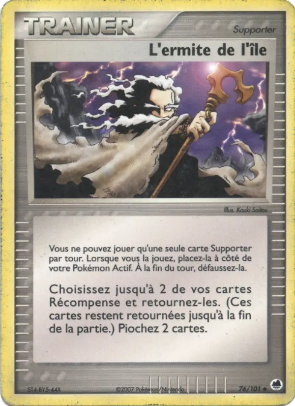 L'ermite de l'île – carte Pokémon TCG Peu Commune n°76