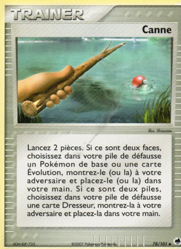 Canne – carte Pokémon TCG Peu Commune n°78