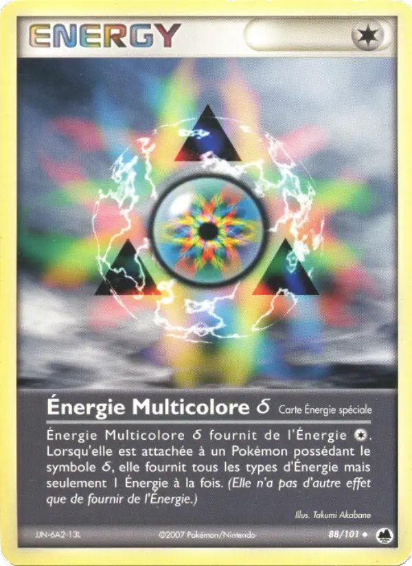Énergie Multicolore δ – carte Pokémon TCG Peu Commune n°88