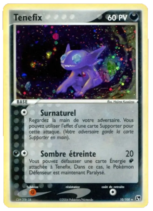 Tenefix – carte Pokémon TCG Rare n°10