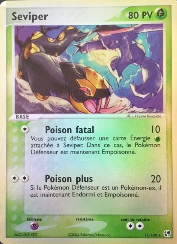 Seviper – carte Pokémon TCG Rare n°11