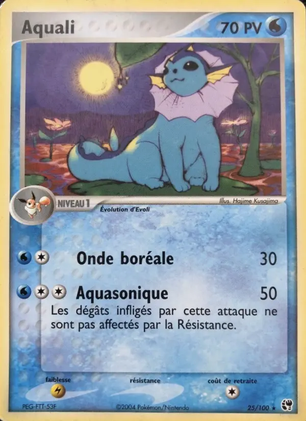 Aquali – carte Pokémon TCG Rare n°25