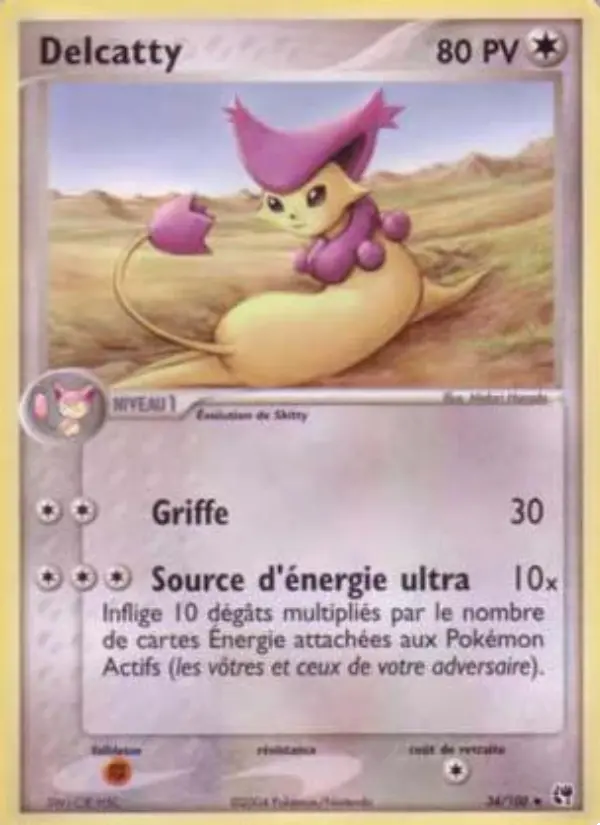 Delcatty – carte Pokémon TCG Peu Commune n°34