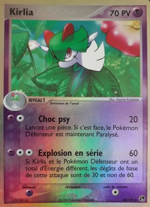 Kirlia – carte Pokémon TCG Peu Commune n°40