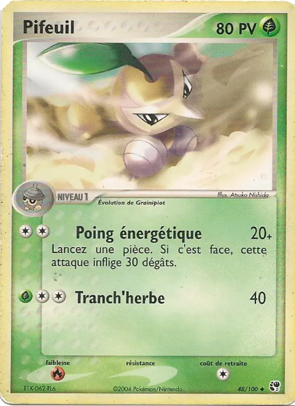 Pifeuil – carte Pokémon TCG Peu Commune n°48