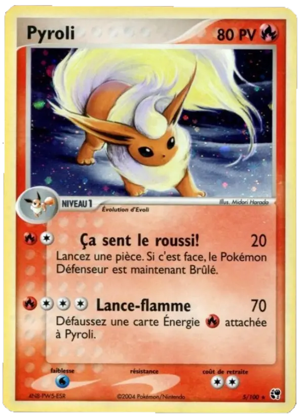 Pyroli – carte Pokémon TCG Rare n°5