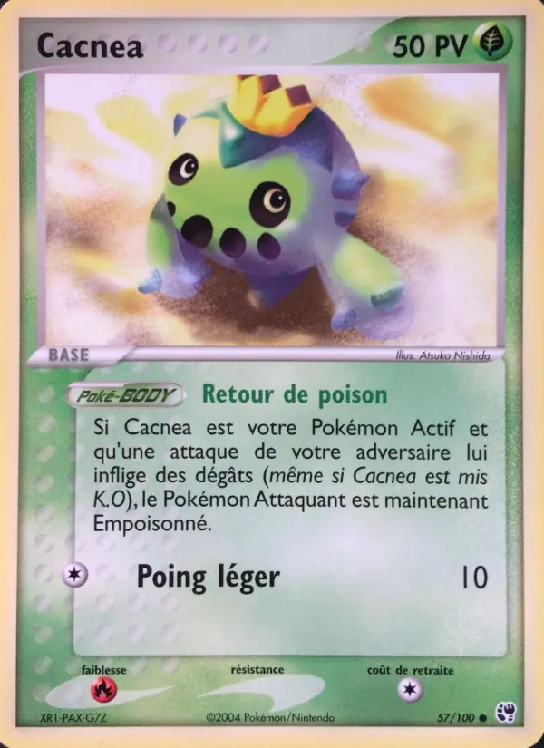 Cacnea – carte Pokémon TCG Commune n°57