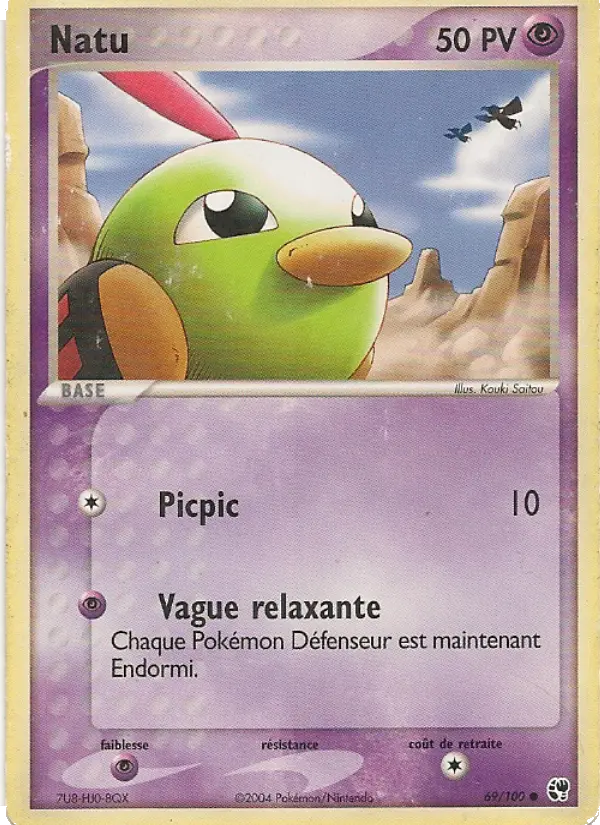Natu – carte Pokémon TCG Commune n°69