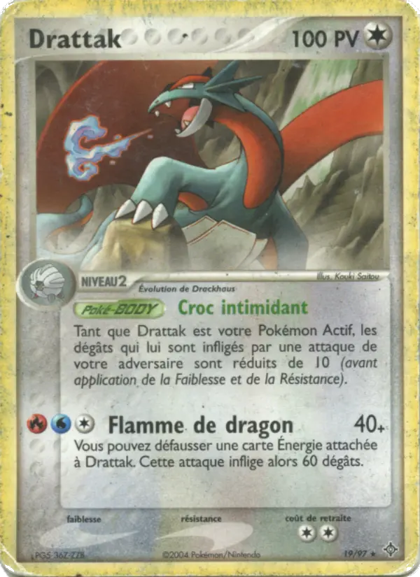 Drattak – carte Pokémon TCG Rare n°19