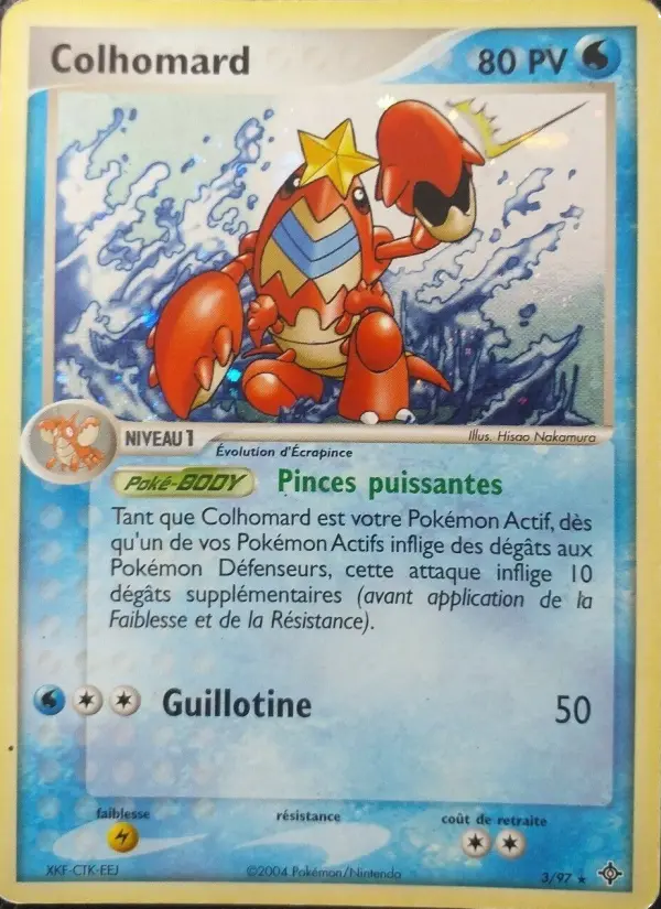 Colhomard – carte Pokémon TCG Rare n°3