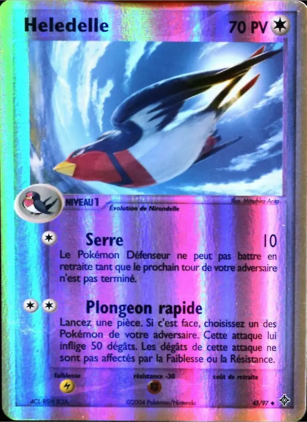Heledelle – carte Pokémon TCG Peu Commune n°45