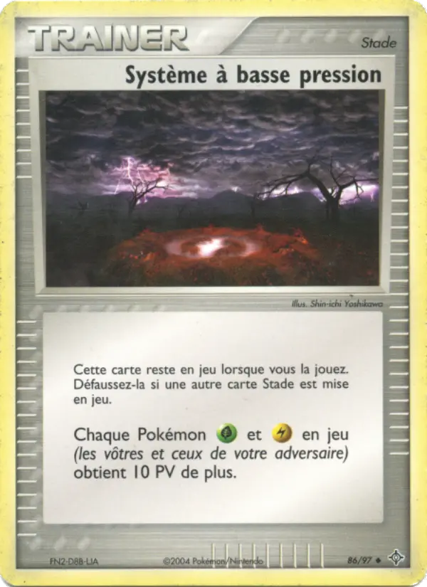 Système à basse pression – carte Pokémon TCG Peu Commune n°86