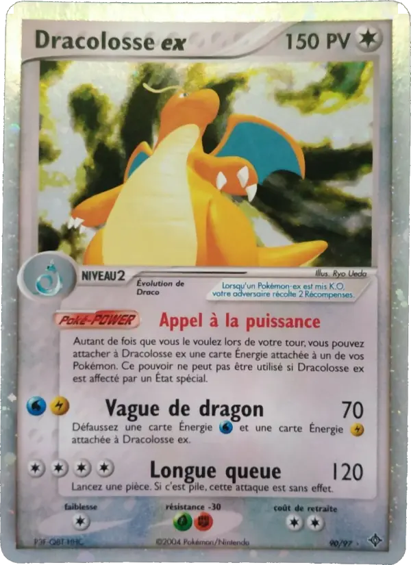 Dracolosse ex – carte Pokémon TCG Rare n°90
