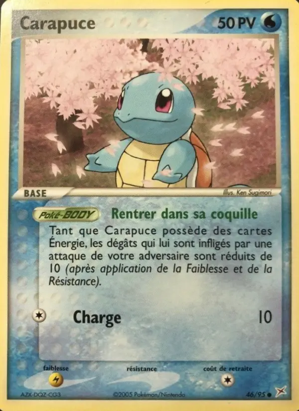 Carapuce – carte Pokémon TCG Commune n°46